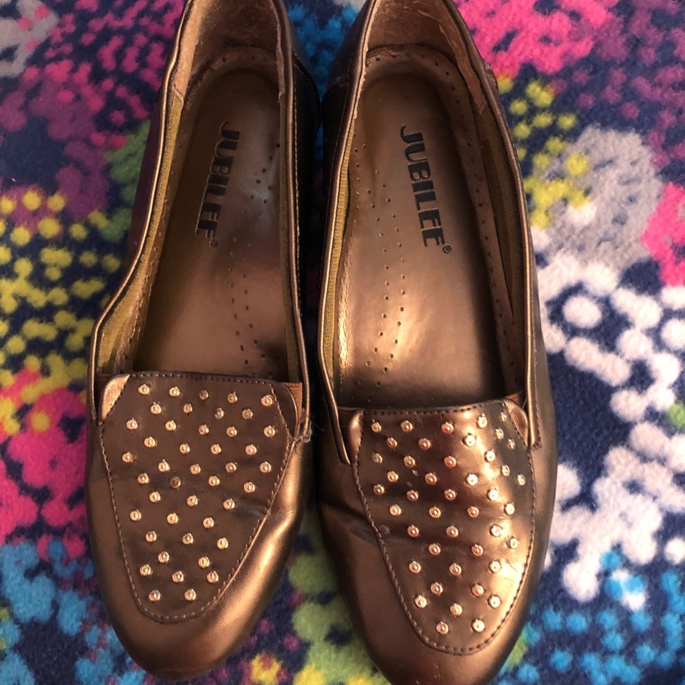 Bronze Flat 6.5 Shoe